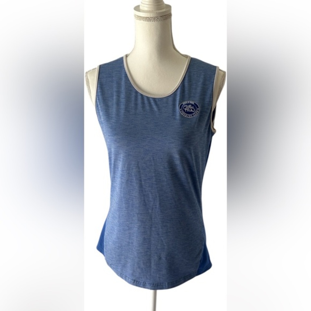 Vintage Hills Country Club Tee | Preppy Golf Aesthetic | Fj Logo | Soft Blue.